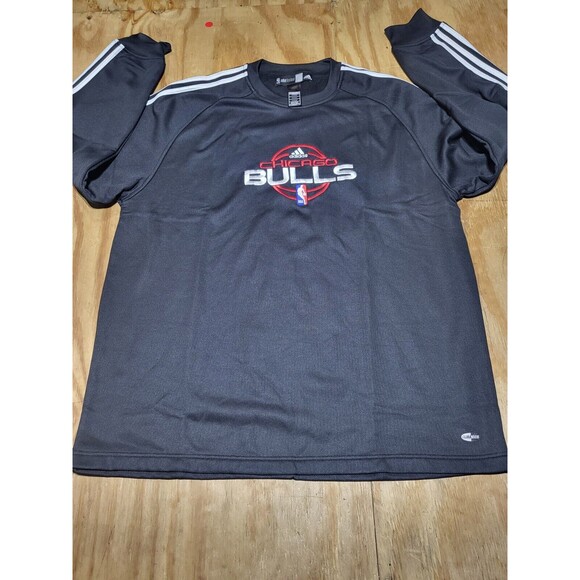 ADIDASCHICAGO BULLS NBA Fusion Crew Sweater Black & White Mens Size XL @L2